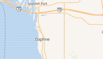 Daphne, Alabama map