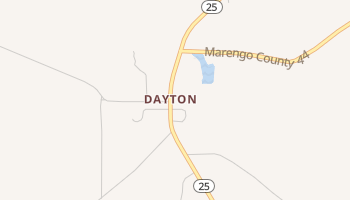 Dayton, Alabama map