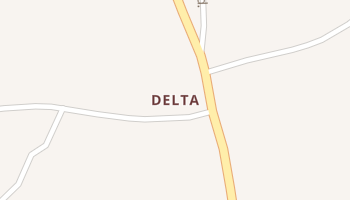 Delta, Alabama map