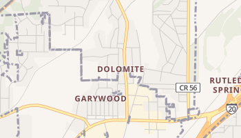 Dolomite, Alabama map