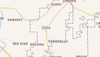 Dora, Alabama map