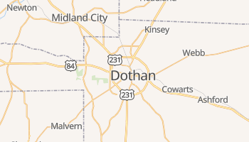 Dothan, Alabama map