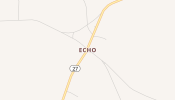 Echo, Alabama map