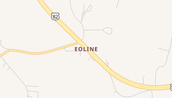 Eoline, Alabama map