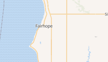 Fairhope, Alabama map