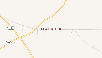 Flat Rock, Alabama map