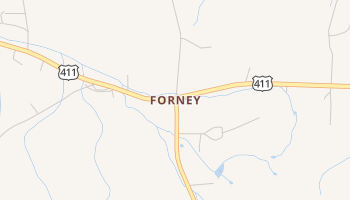 Forney, Alabama map