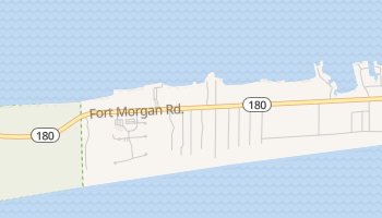 Fort Morgan, Alabama map