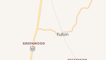 Fulton, Alabama map