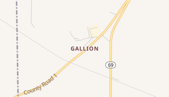Gallion, Alabama map