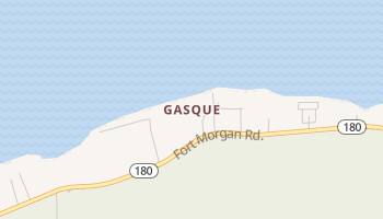 Gasque, Alabama map