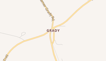 Grady, Alabama map