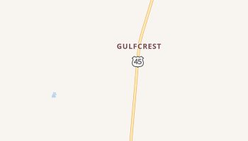 Gulfcrest, Alabama map