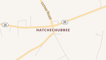 Hatchechubbee, Alabama map