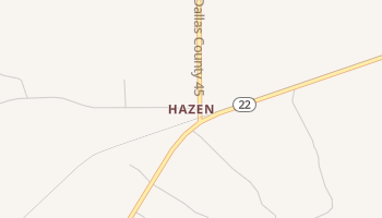 Hazen, Alabama map