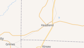 Headland, Alabama map