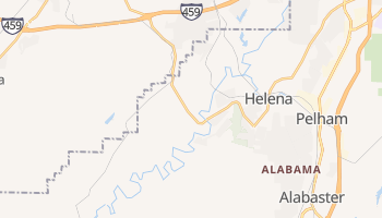 Helena, Alabama map