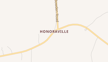 Honoraville, Alabama map