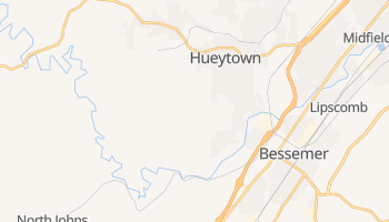 Hueytown, Alabama map