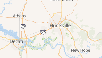 Huntsville, Alabama map