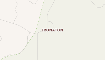 Ironaton, Alabama map