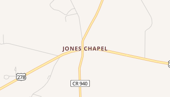 Jones Chapel, Alabama map