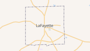 Lafayette, Alabama map