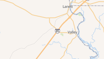 Lanett, Alabama map