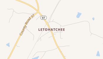 Letohatchee, Alabama map