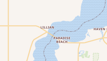 Lillian, Alabama map