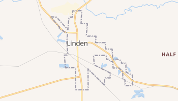 Linden, Alabama map
