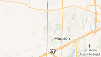 Madison, Alabama map