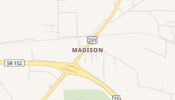 Madison, Alabama map