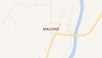 Malone, Alabama map