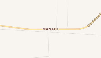 Manack, Alabama map
