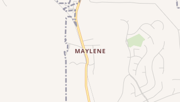 Maylene, Alabama map