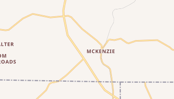 McKenzie, Alabama map