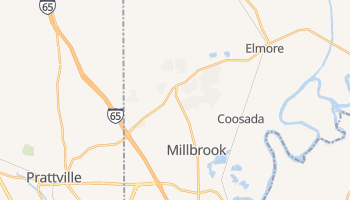Millbrook, Alabama map