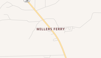 Millers Ferry, Alabama map