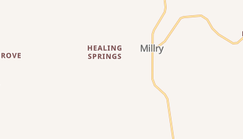 Millry, Alabama map