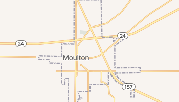 Moulton, Alabama map