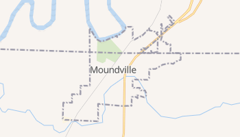 Moundville, Alabama map