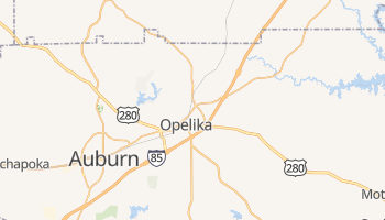 Opelika, Alabama map