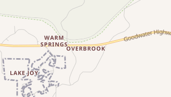 Overbrook, Alabama map