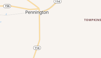 Pennington, Alabama map