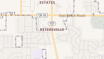 Petersville, Alabama map