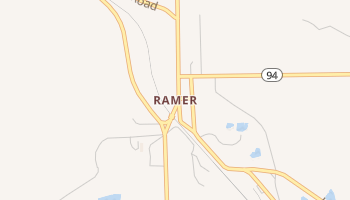 Ramer, Alabama map