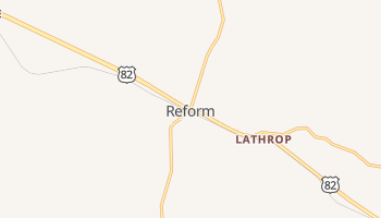 Reform, Alabama map
