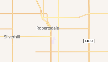 Robertsdale, Alabama map