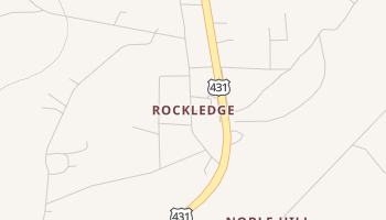 Rockledge, Alabama map